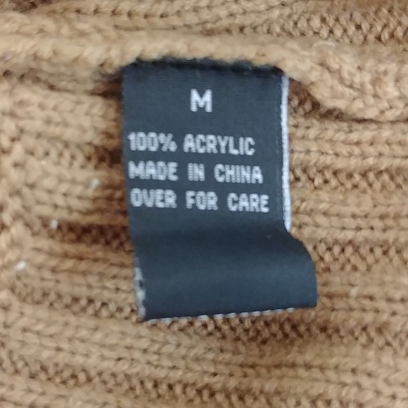 🆕NWOT Cowlneck Sweater Dress Tan - Picture 3 of 6